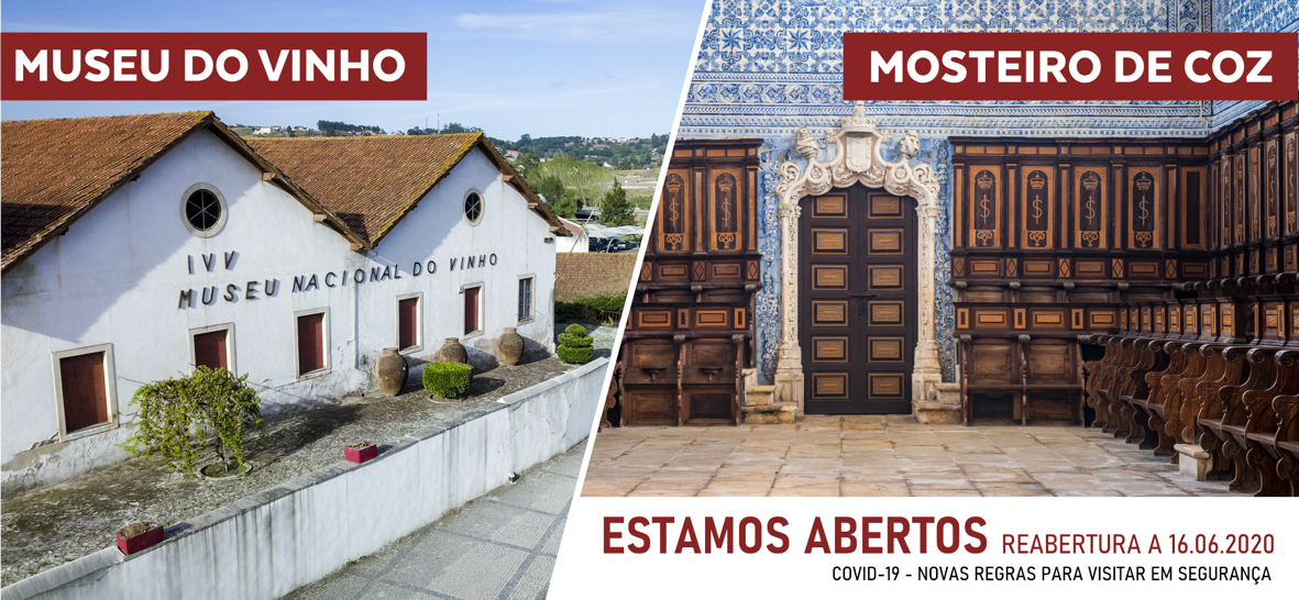 Museu do Vinho em Alcobaça e Mosteiro de Coz reabrem a 16 de Junho