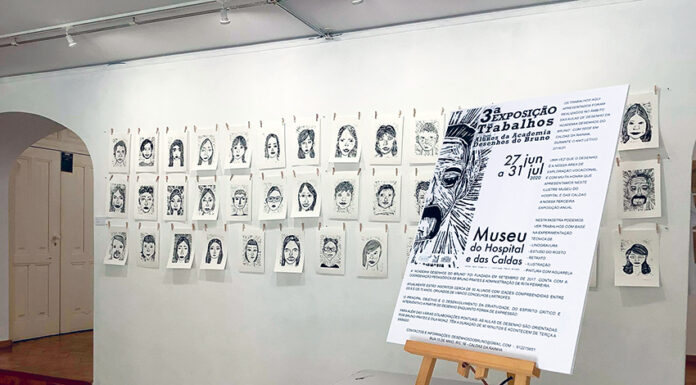 Alunos da Academia Desenhos do Bruno mostram trabalhos no Museu do Hospital