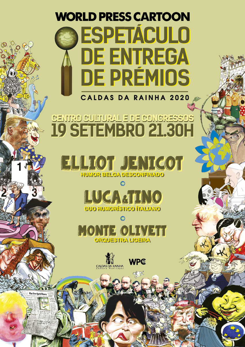 Gala do World Press Cartoon remarcada para Setembro