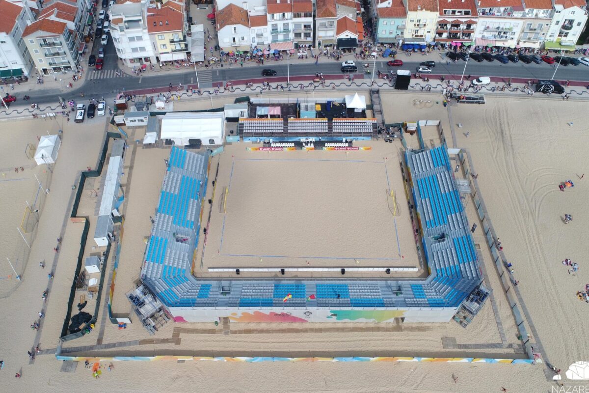 Futebol de Praia: Seleção do Brasil estagia na Nazaré