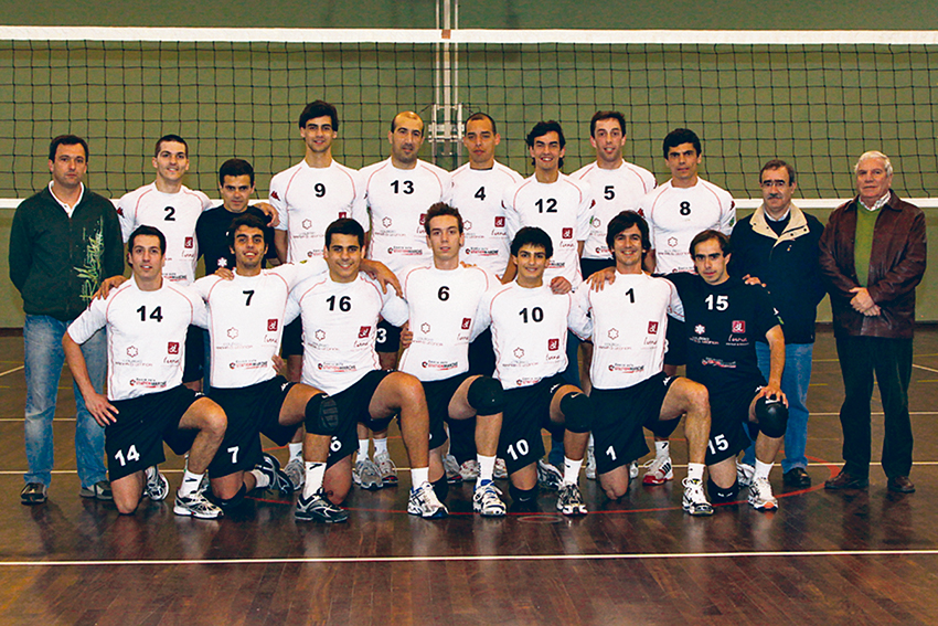 Equipa de 2008/09 foi determinante na escalada do Sporting das Caldas no voleibol