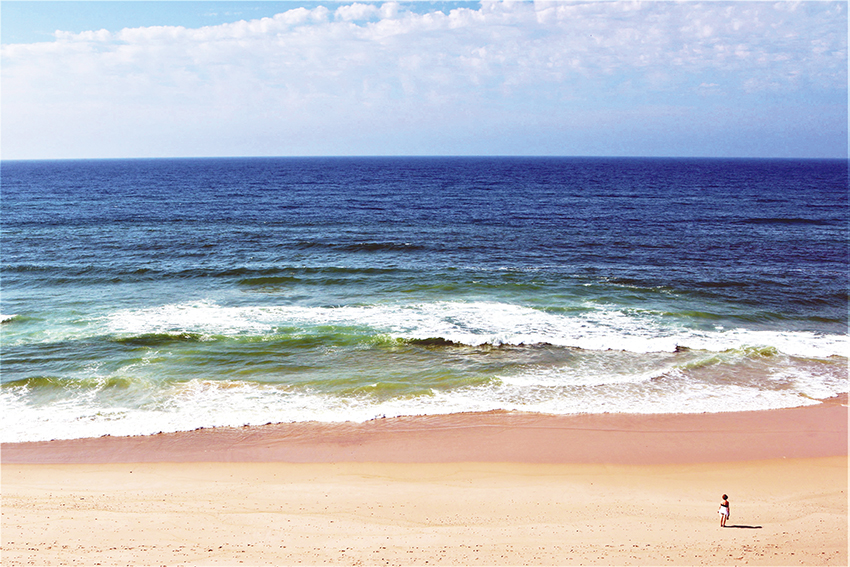 Praias de perder de vista  e também a respiração