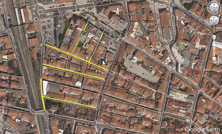 Ruas das Caldas com trânsito condicionado