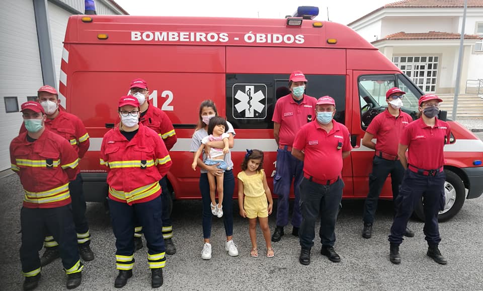 Bombeiros de Óbidos recolheram 22 toneladas de tampas para ajudar criança