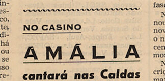 Amália nas Caldas, vista pela Gazeta