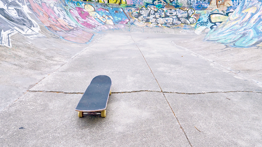Utilizadores alertam para degradação do skate park das Caldas