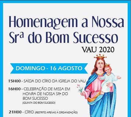 Homenagem à Nossa Sra do Bom Sucesso transmitida online