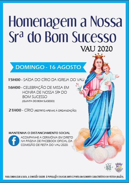 Homenagem à Nossa Sra do Bom Sucesso transmitida online