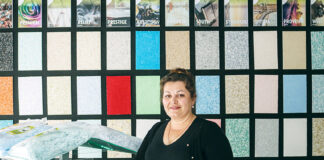 Abriu nas Caldas uma loja de papel de parede… líquido