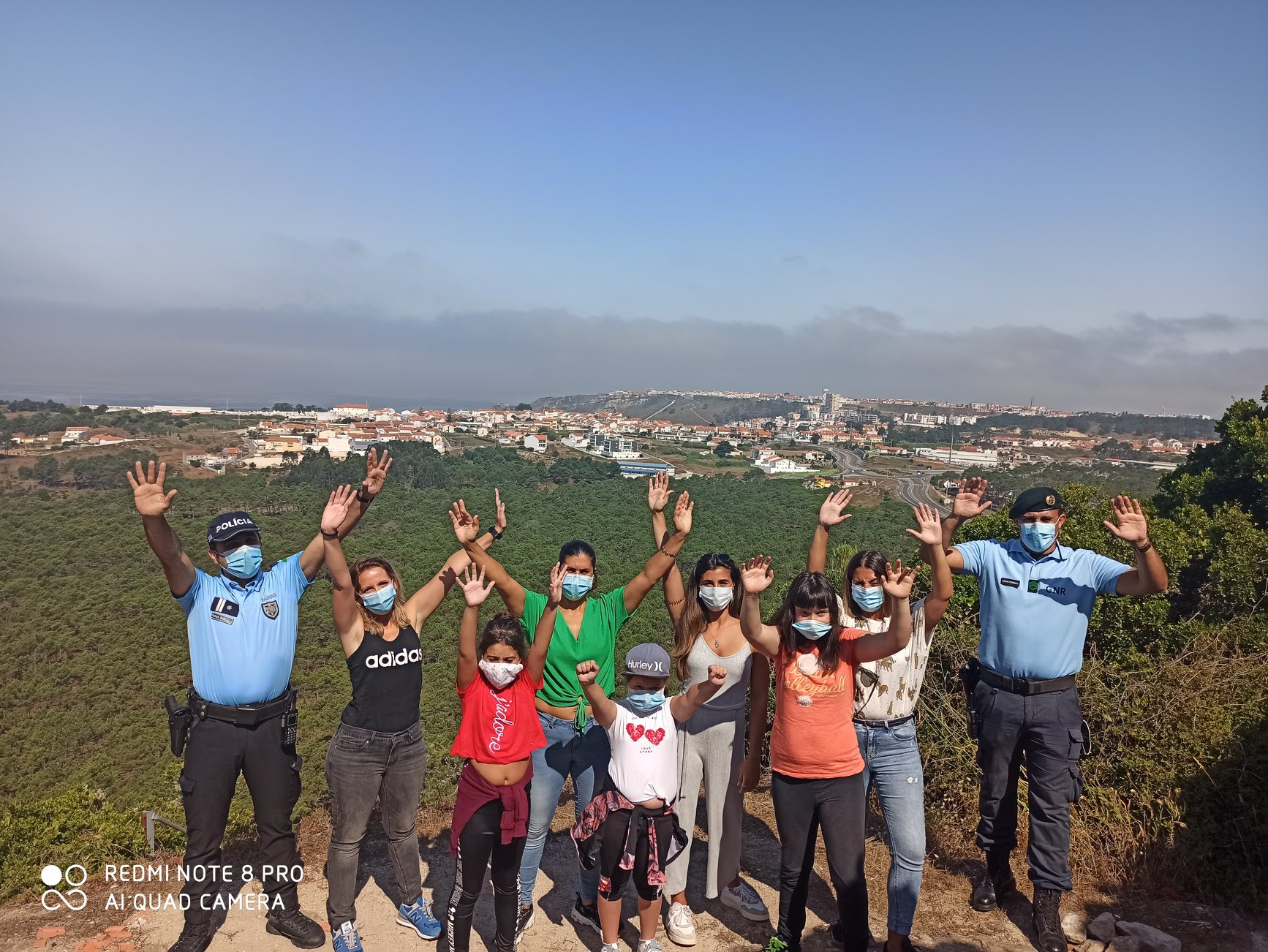 GNR das Caldas acompanha crianças em visita ao Monte de São Brás