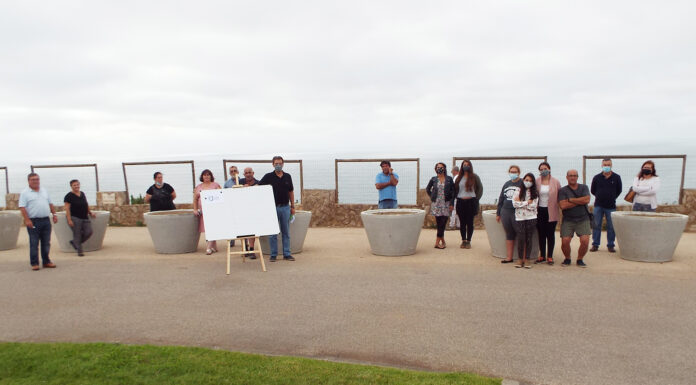 Moradores embelezam Miradouro da Arrinhada