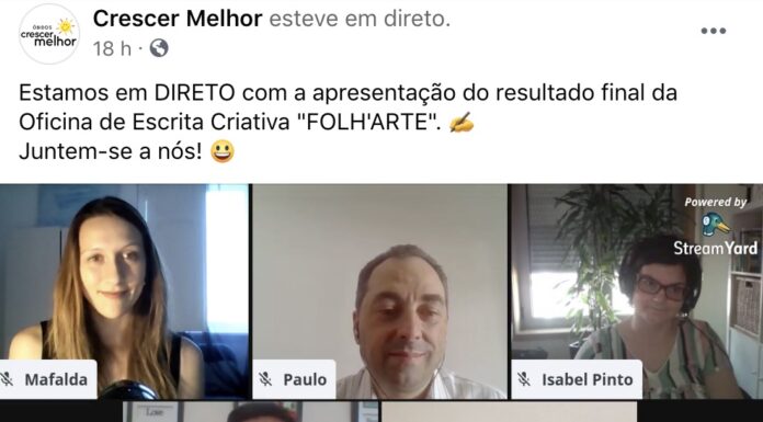 Programa Crescer Melhor Online em Óbidos com dinâmicas internacionais
