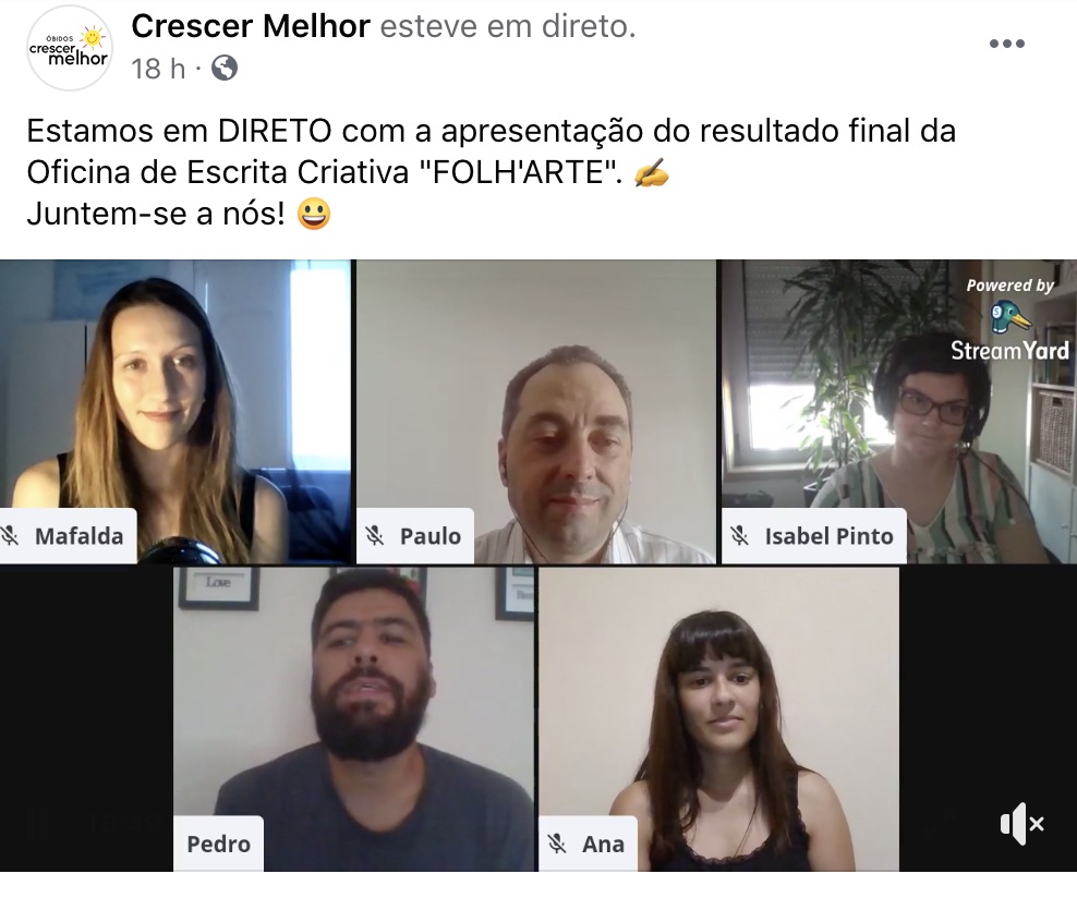 Programa Crescer Melhor Online em Óbidos com dinâmicas internacionais