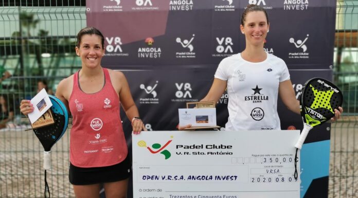 Padel: Patrícia Ribeiro vence em pares no Open de Vila Real de Santo António