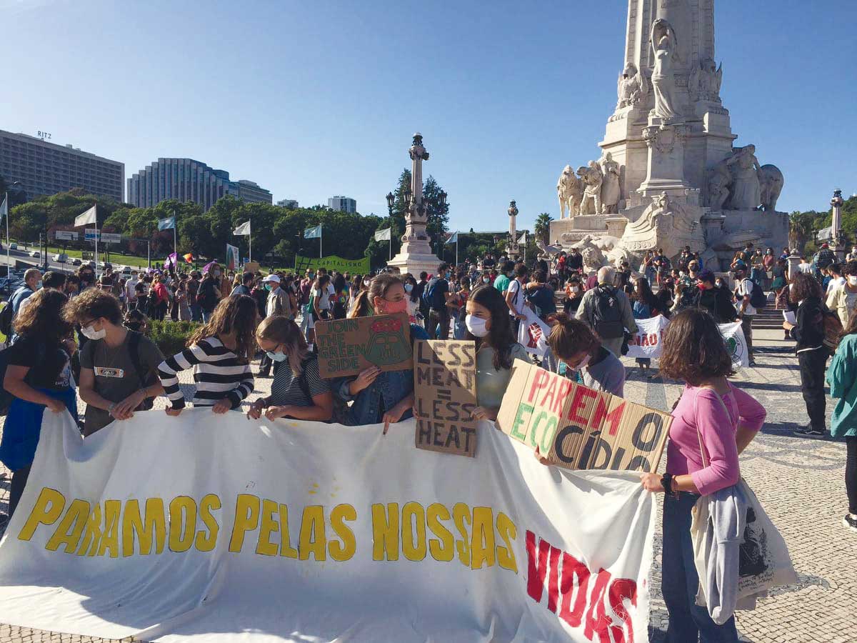 Requalificação da Linha do Oeste mobiliza luta climática estudantil nas Caldas