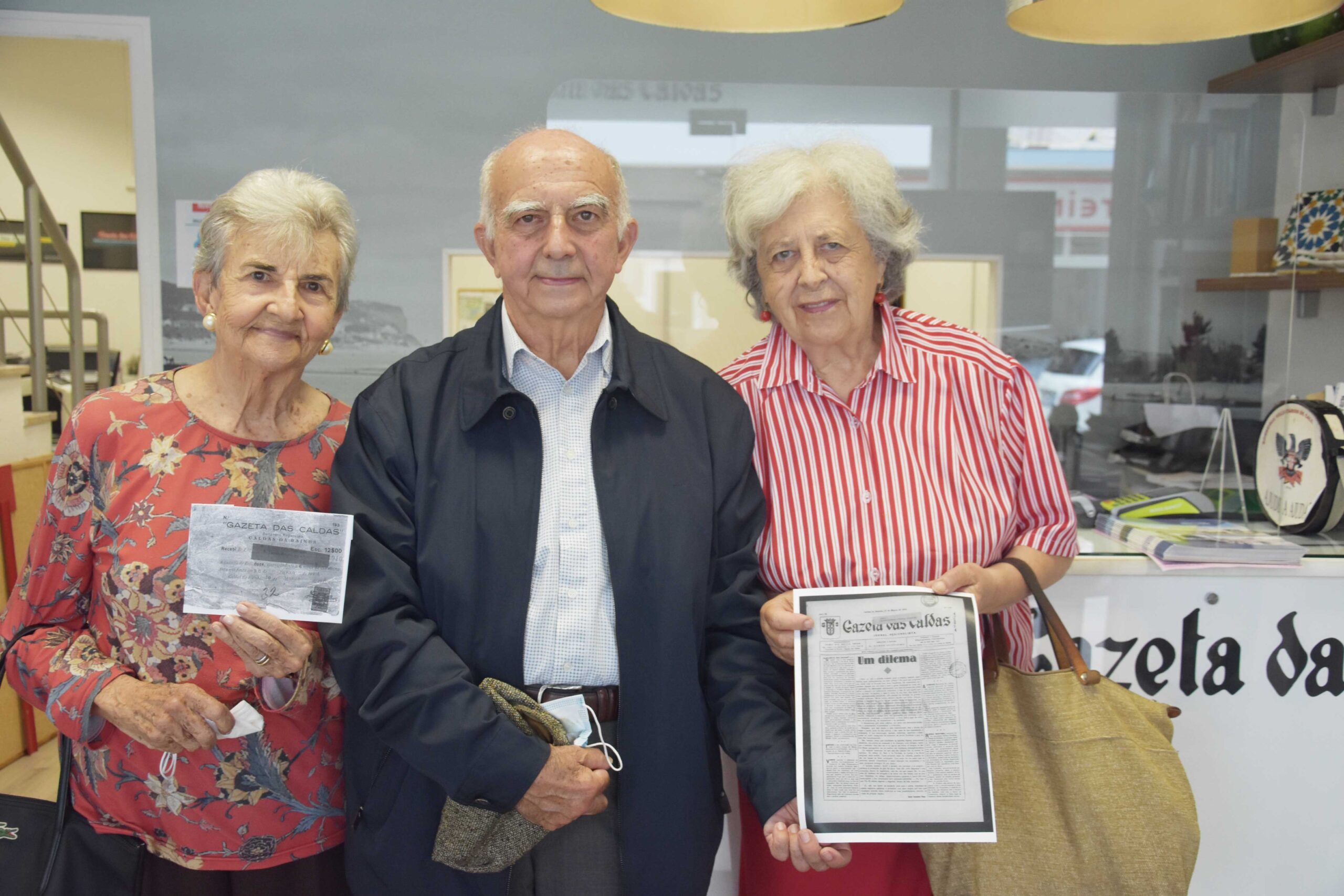 Uma assinatura da Gazeta das Caldas que remonta a 1934