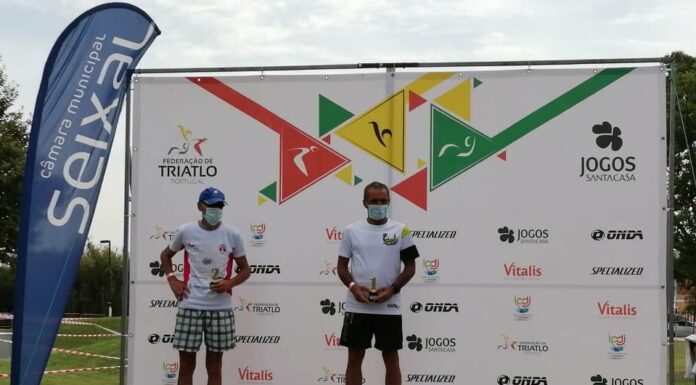 António Moura é campeão nacional de Aquatlo no escalão 60-64