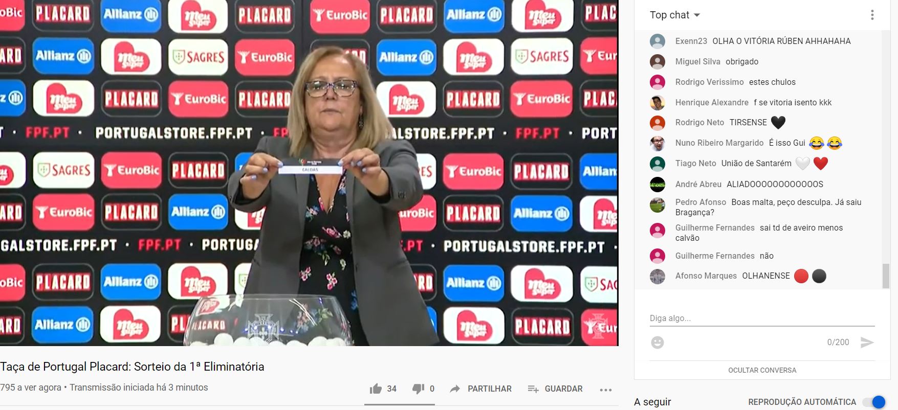 Caldas isento na primeira eliminatória da Taça de Portugal