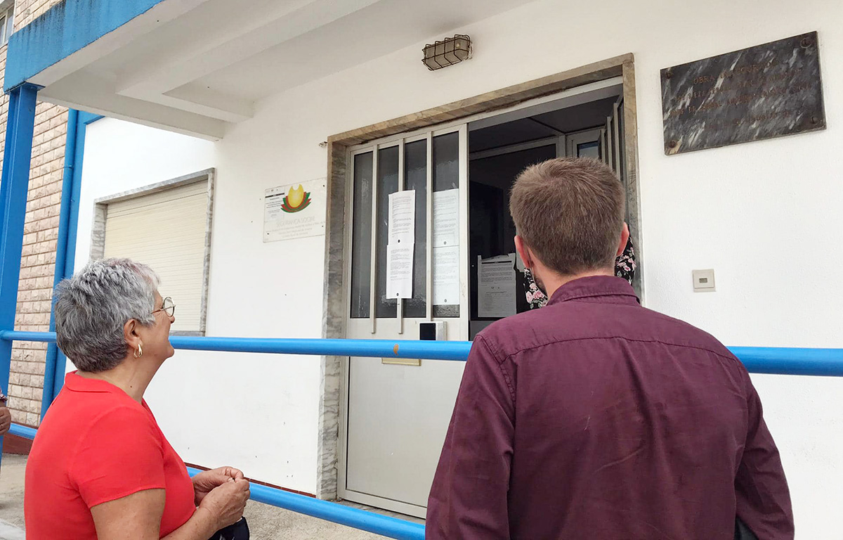 Deputado do PCP visitou Segurança Social e Agrupamento de Escolas do Cadaval