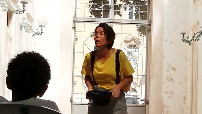 Inês Fouto assinalou Dia Internacional da Solidariedade nas Caldas