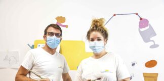 Pinturas terapêuticas procuram humanizar nova Urgência Pediátrica caldense