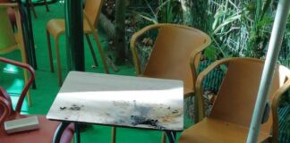 Esplanada no Parque D. Carlos I volta a ser vandalizada