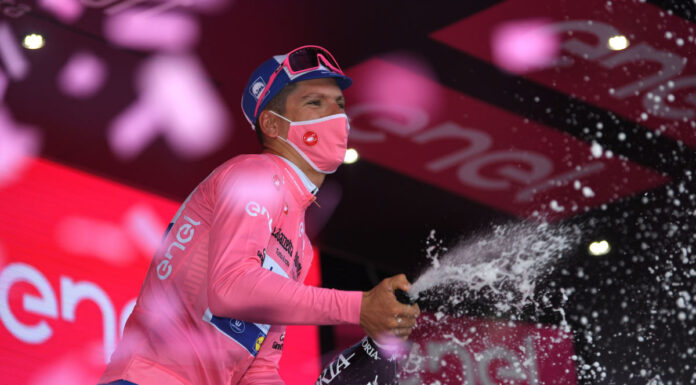 Caldense João Almeida mantém-se líder do Giro