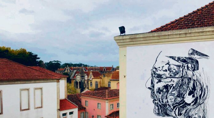 Mural de Ferreira da Silva junto ao hospital está concluído