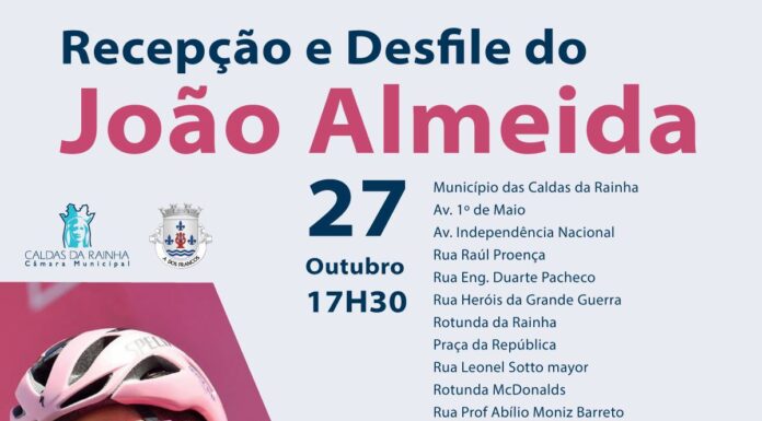 João Almeida desfila nas Caldas na terça-feira a partir da 18h00