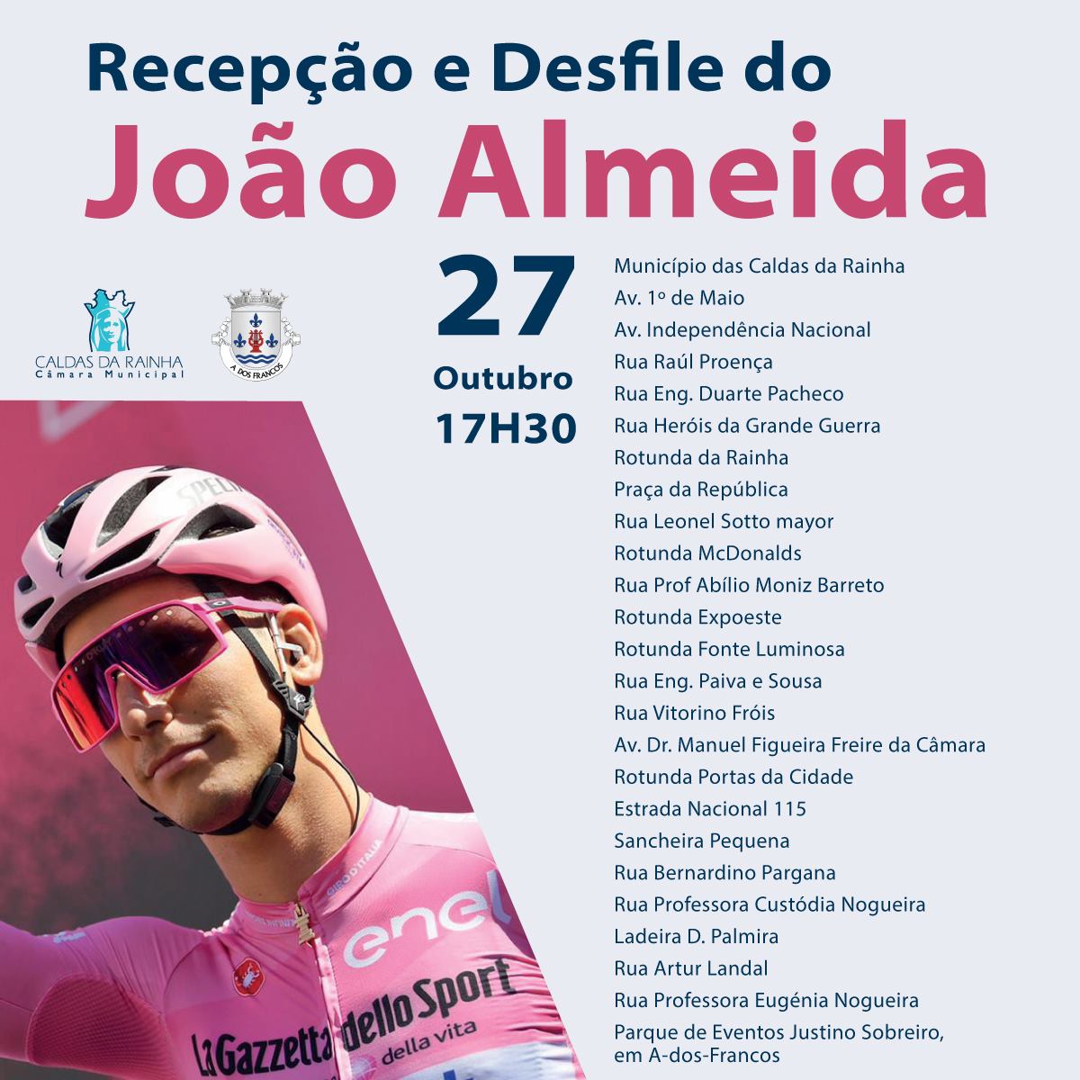 Desfile de João Almeida nas Caldas cancelado por indicação da DGS
