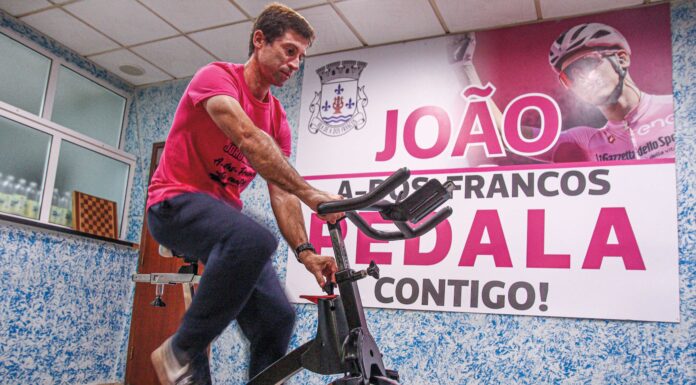 A-dos-Francos pedala com João Almeida