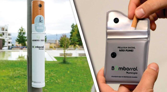Câmara disponibiliza cinzeiros em espaços públicos