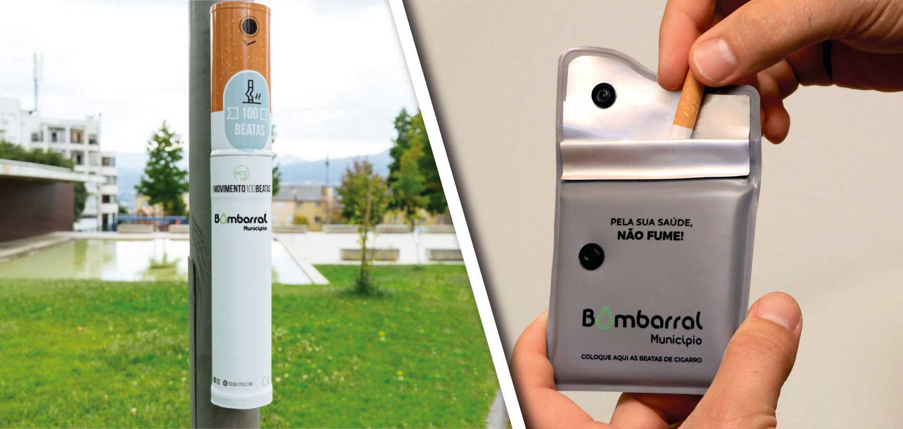 Câmara disponibiliza cinzeiros em espaços públicos