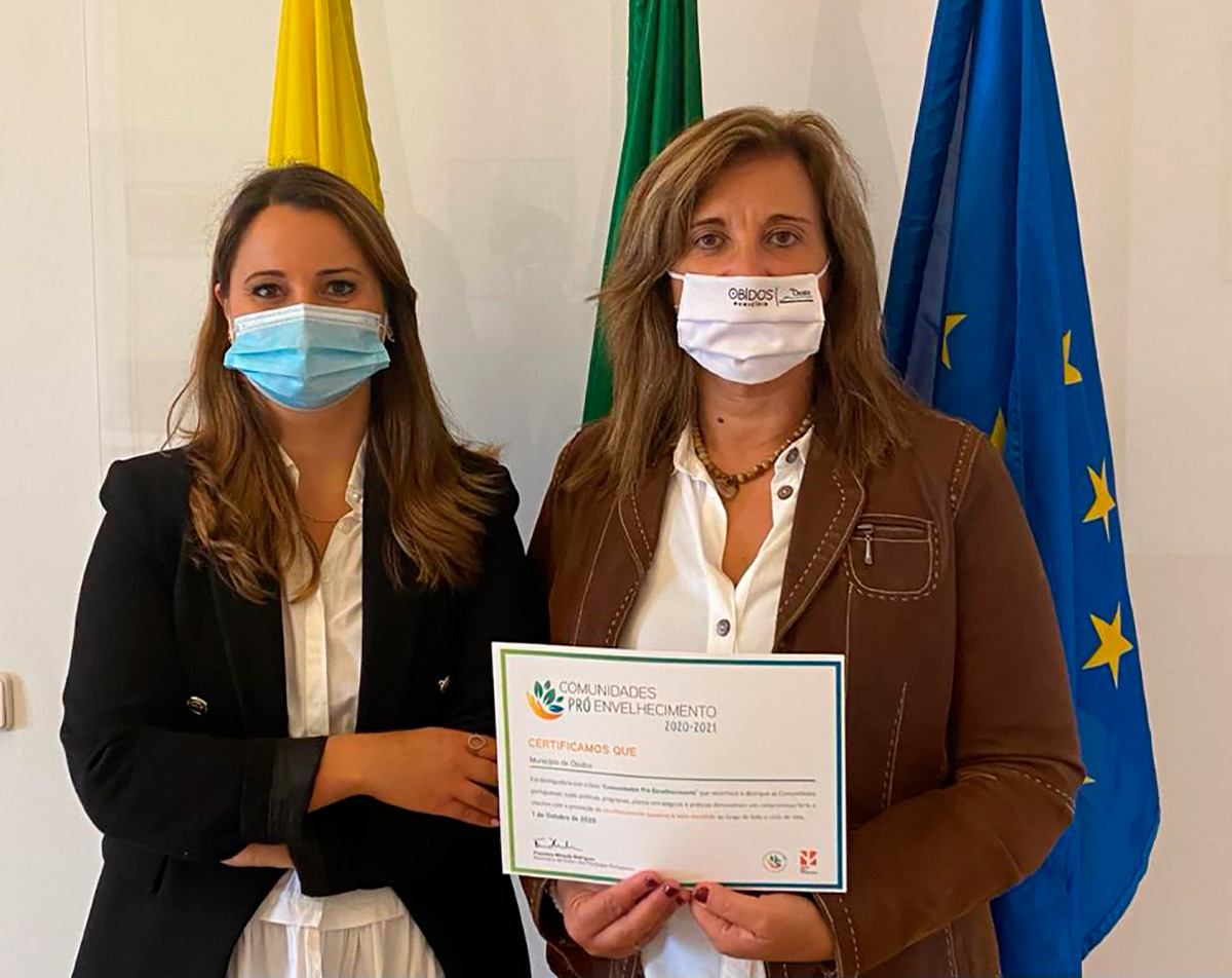 Caldas e Óbidos recebem selo “Comunidade Pró-Envelhecimento 2020/2021”