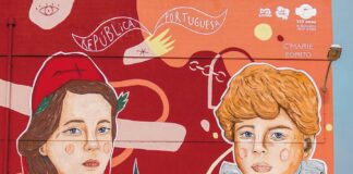 Arte urbana das Caldas feita em escola em Loures