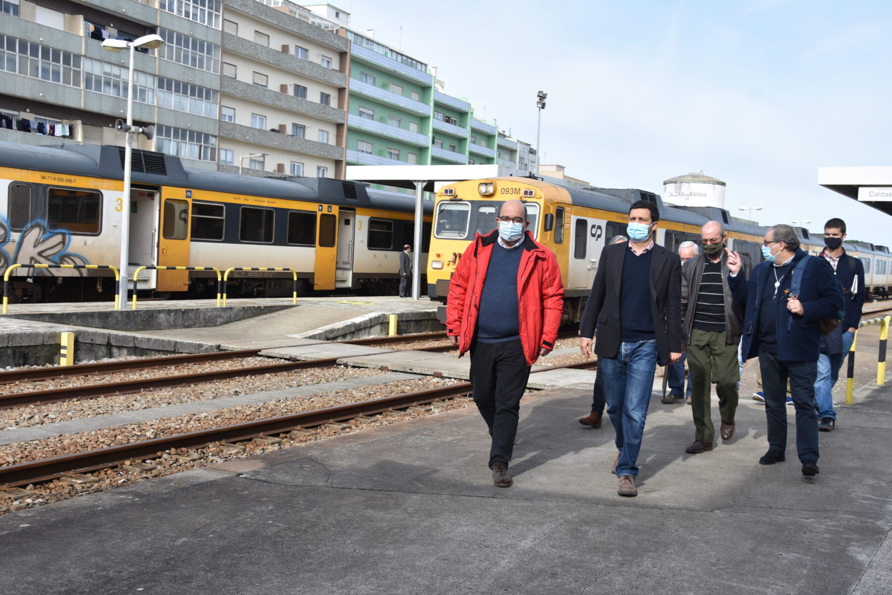 Candidato à Presidência da República veio às Caldas de comboio