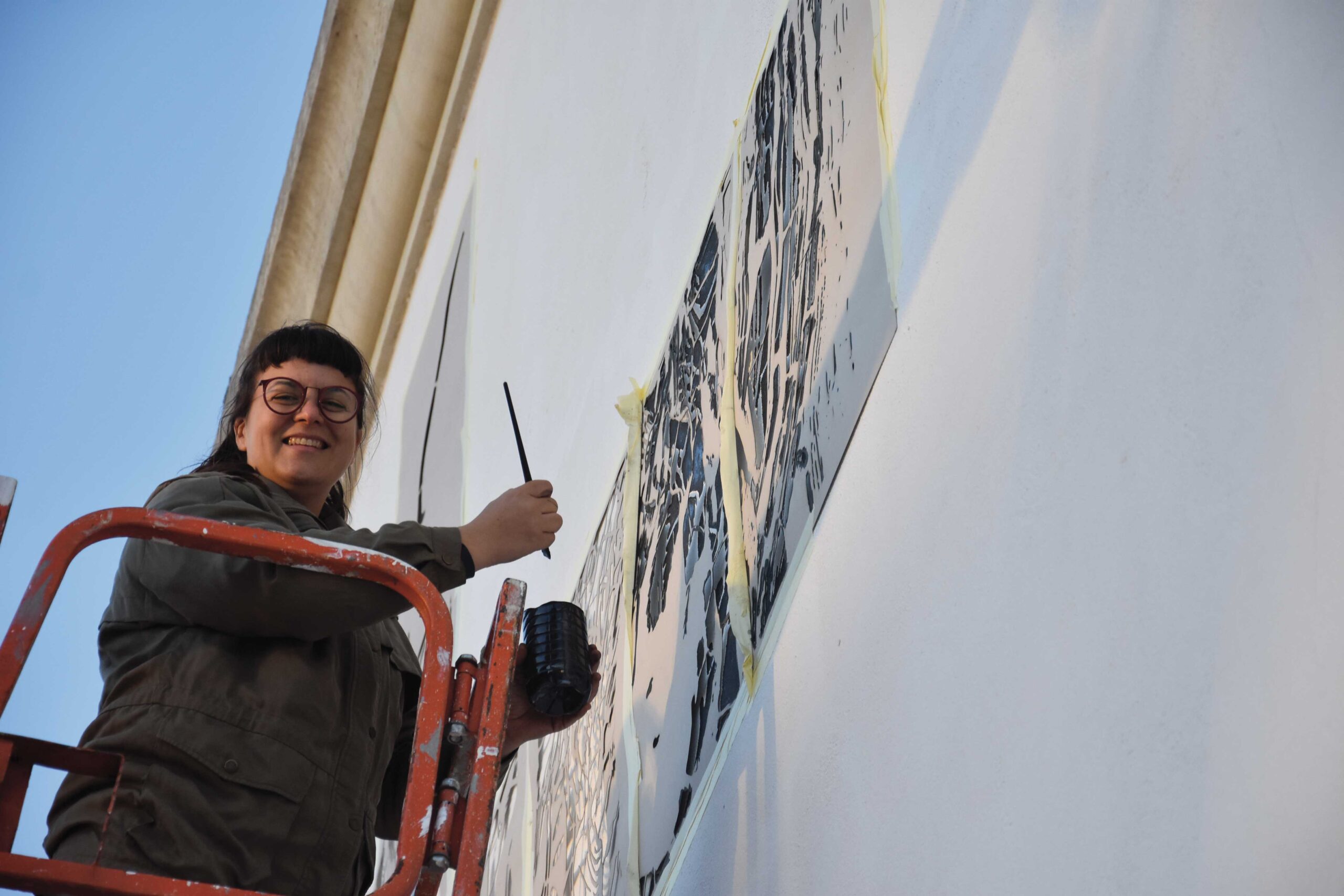 Filipa Morgado lançou serigrafia dedicada ao mestre Ferreira da Silva