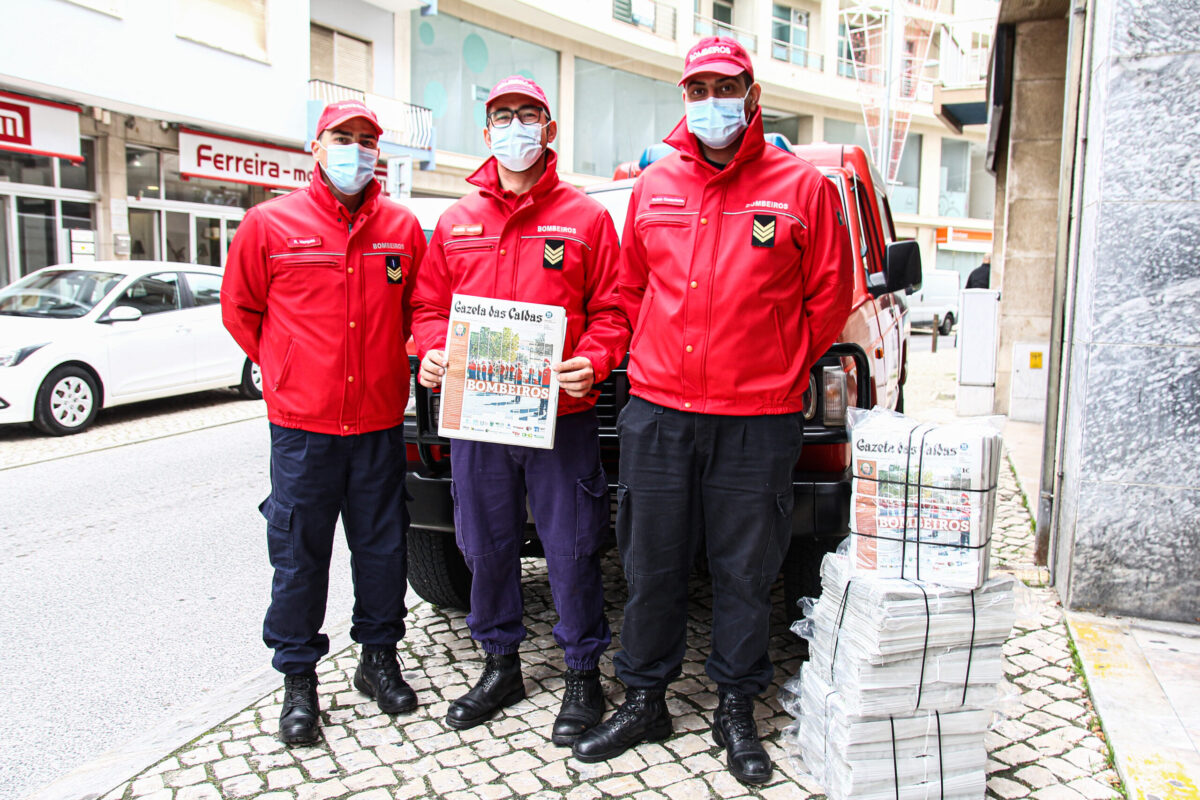 Gazeta das Caldas apoia peditório dos Bombeiros das Caldas