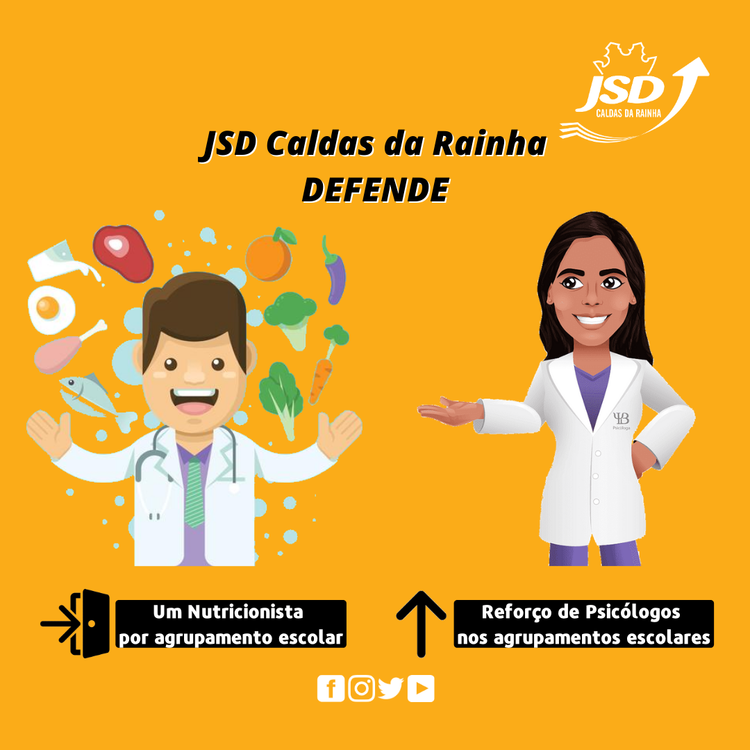 JSD/Caldas quer mais nutricionistas e psicólogos nas escolas