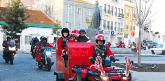 Grupo Motard São Rafael entrega prendas de Natal