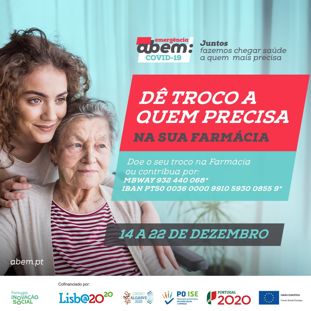 Emergência abem faz recolha de donativos nas farmácias da região