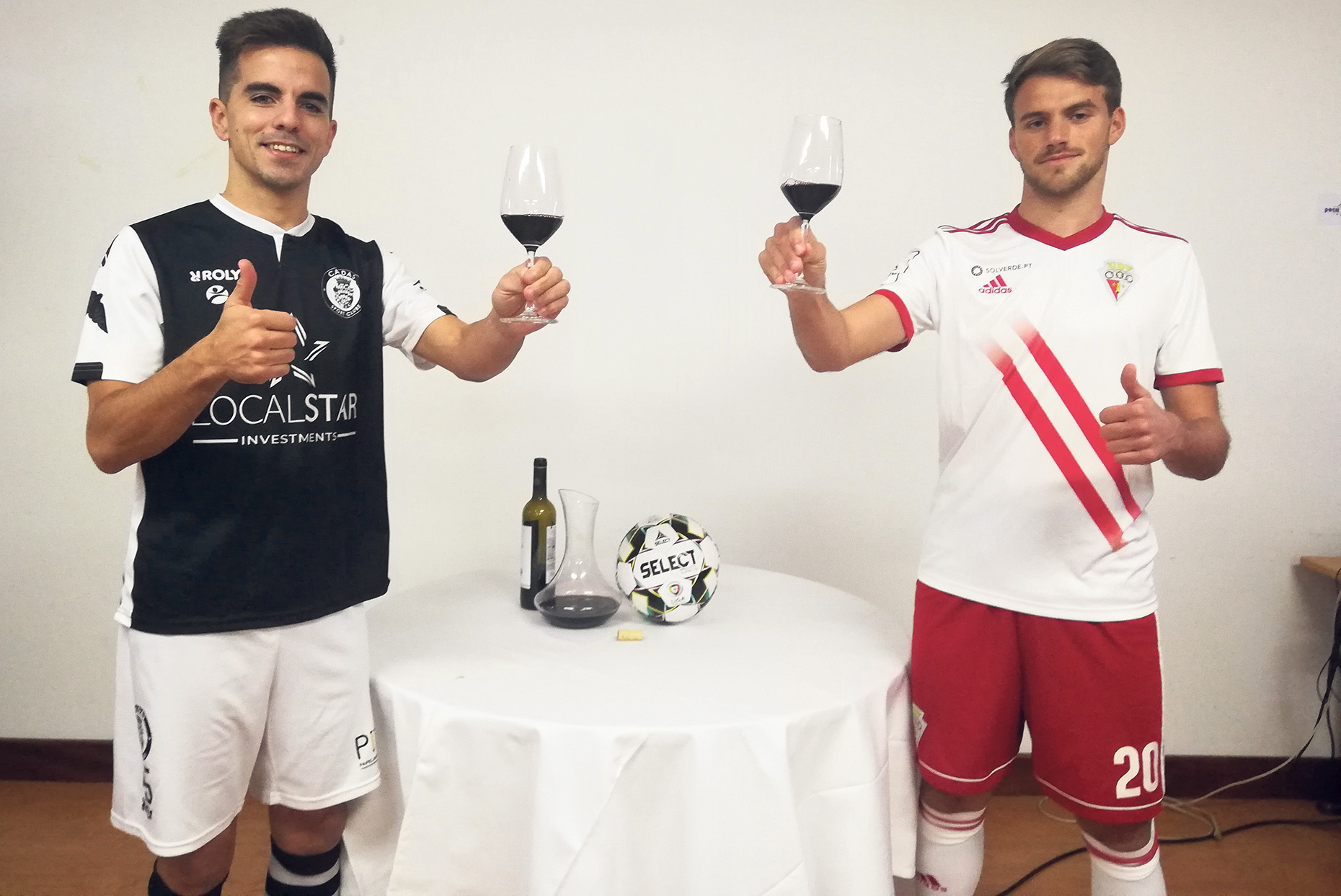 Futebol e vinho de mãos dadas na EHTO