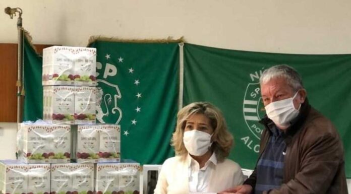 Presidente do Sporting oferece produtos para o Natal