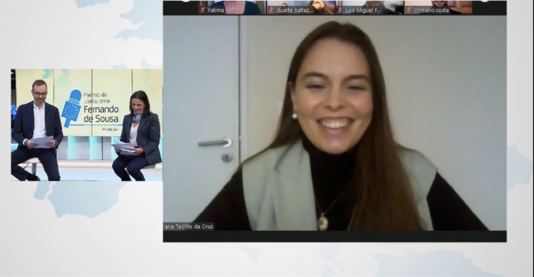 Mariana Teófilo da Cruz vence prémio de jornalismo