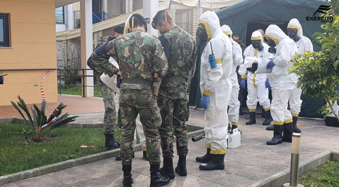Militares descontaminaram Lar na Cabeça Gorda, Lourinhã