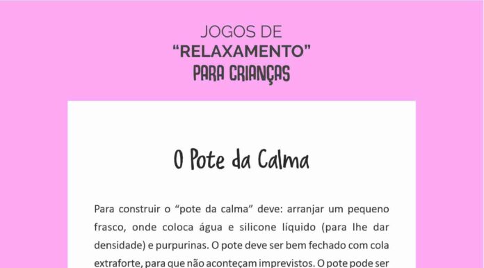 Câmara da Nazaré sugere jogos para relaxar as crianças