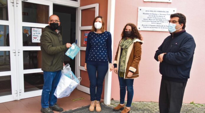 Junta de freguesia volta a distribuir máscaras pelas IPSS