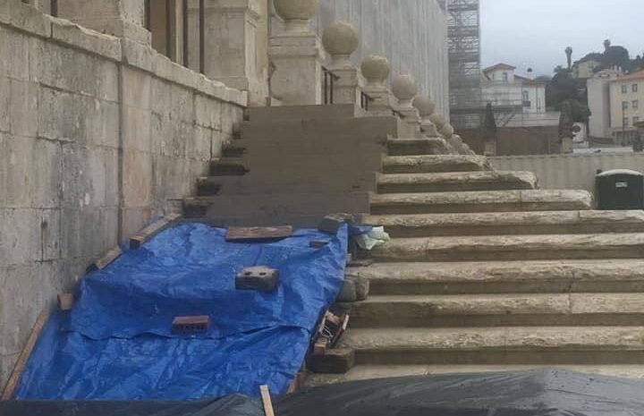 DGPC nega utilização de betão em obra na escadaria do Mosteiro de Alcobaça