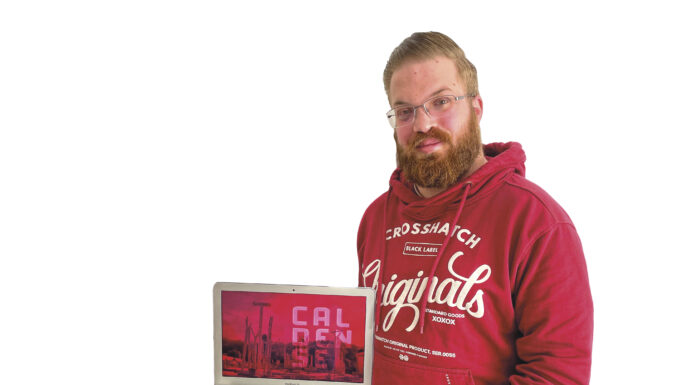 Tiago Cândido criou tipo de letra que homenageia as Caldas