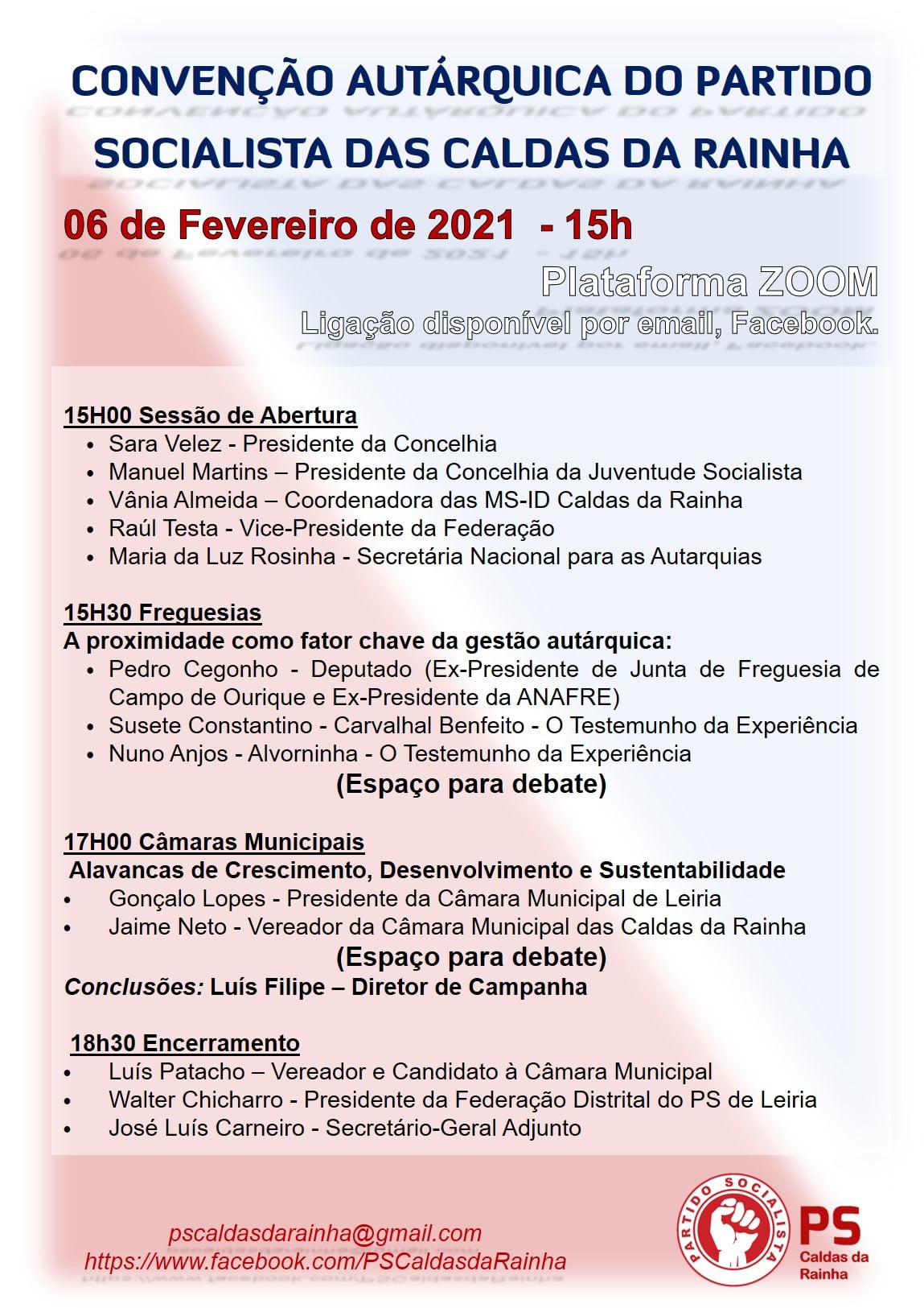 PS/Caldas organiza convenção autárquica